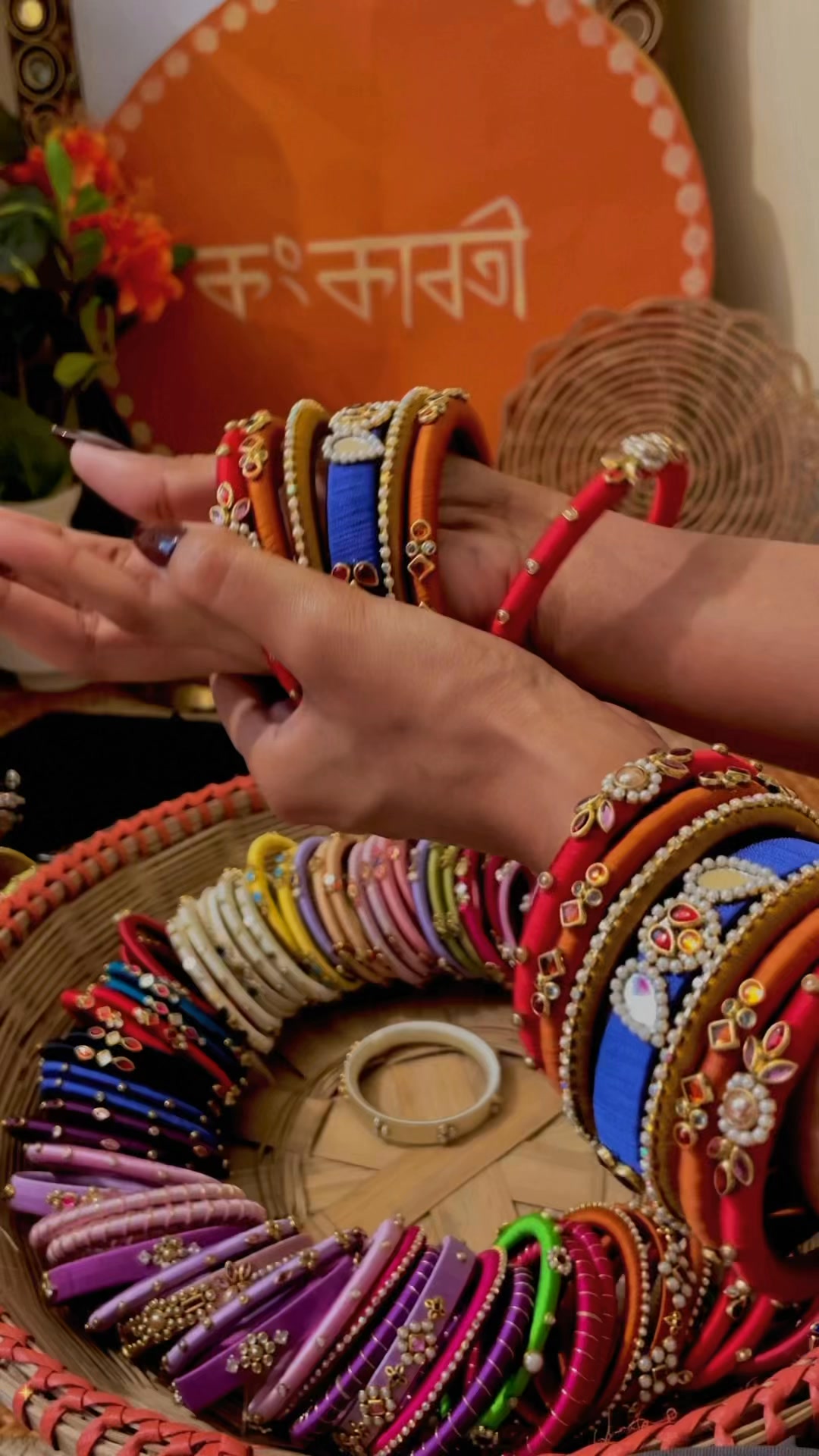 Can we take a moment? These bangles deserve its own post🪷🥹 কুমুদ 2.0🪷 ...