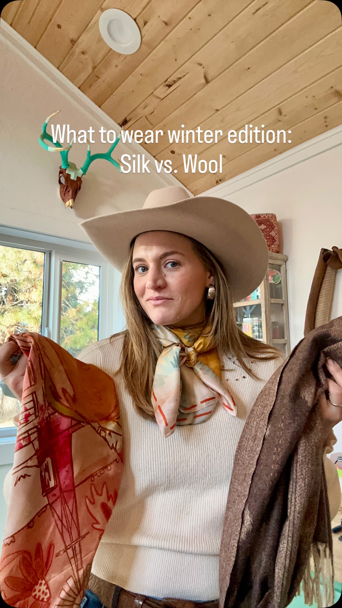 Tired of wear bulky wool scarves in the winter, if switched to silk ...