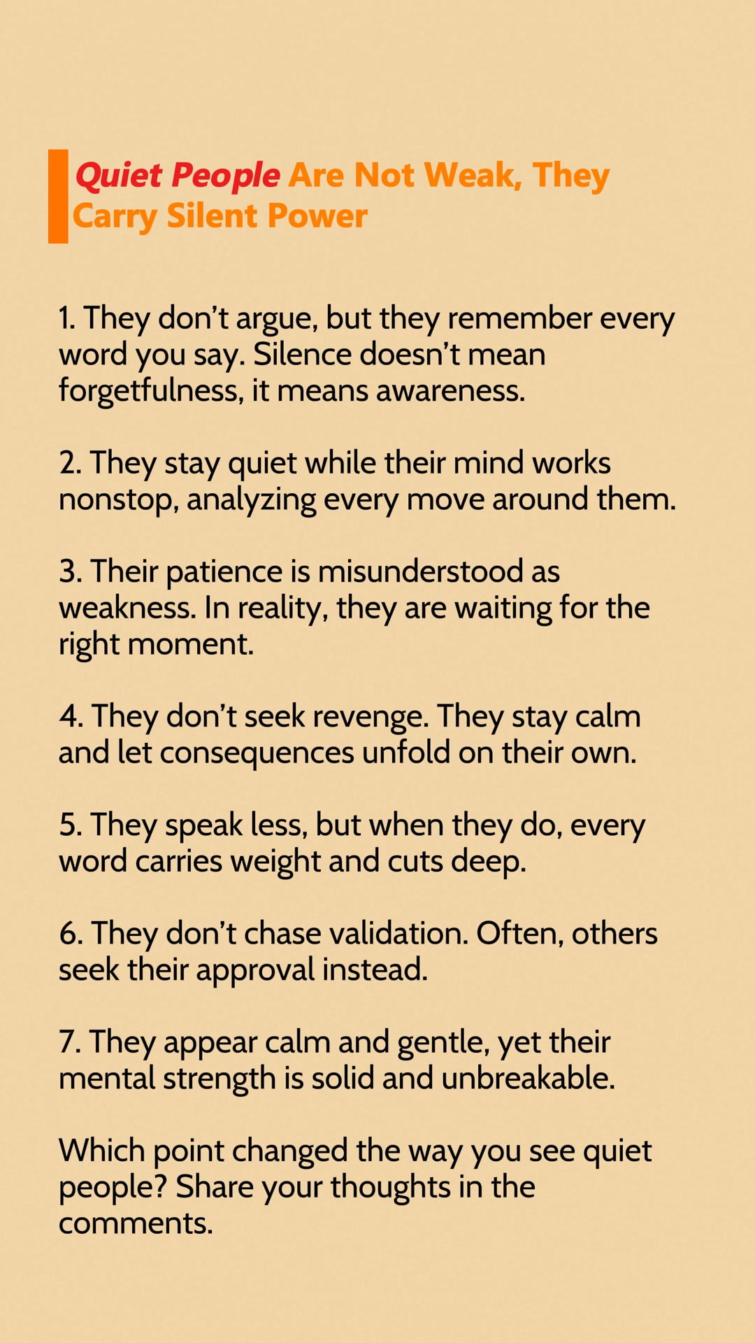 Silence is not emptiness. It is focus, control, and hidden strength ...