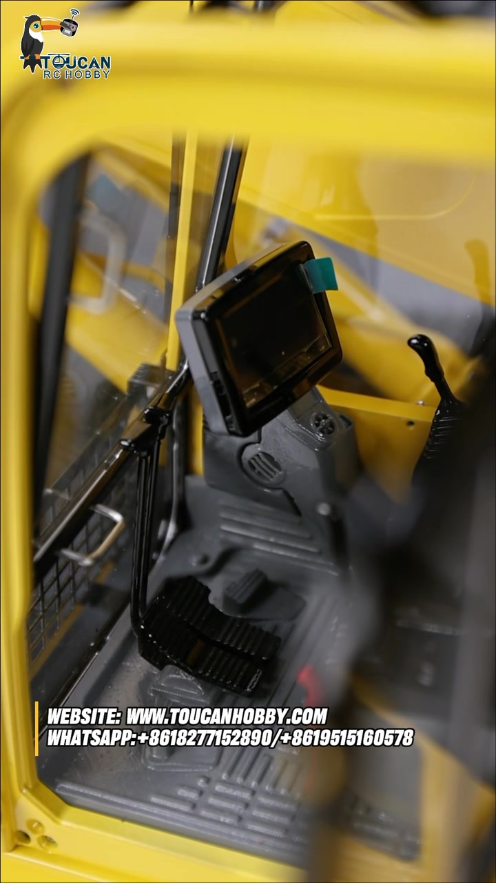 1/14 DX350LC full metal RC excavator outdoor unboxing. Solid metal