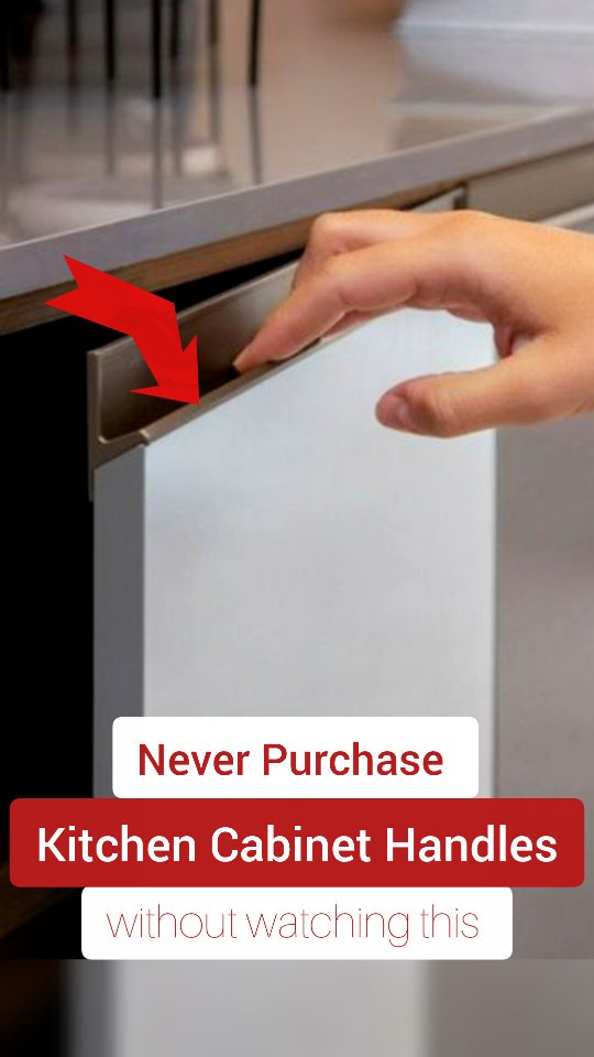 10 Most Popular Kitchen Cabinet Handle Types – Explained in 60 Seconds ...