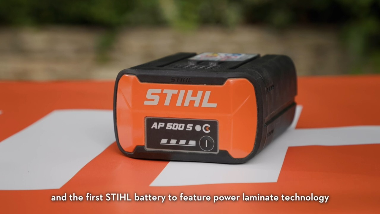 The new STIHL AP 500 S is the most powerful AP battery in the our