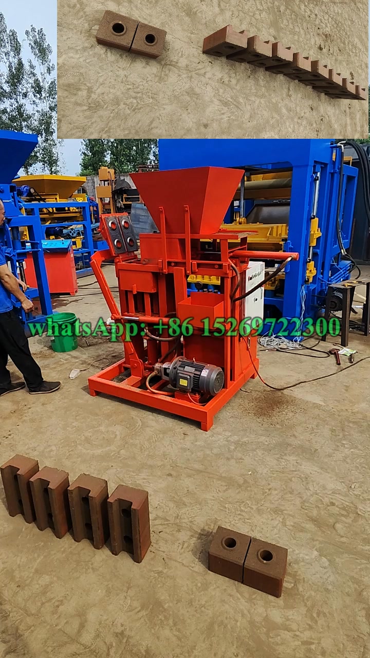 Interlocking Compressed Clay Brick Machine Manual Soil Brick Machine ...