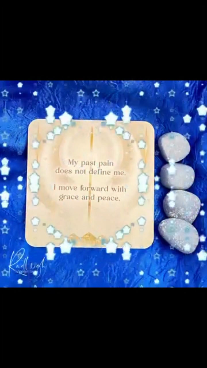 My past pain does not define me. I move forward with grace and peace ...