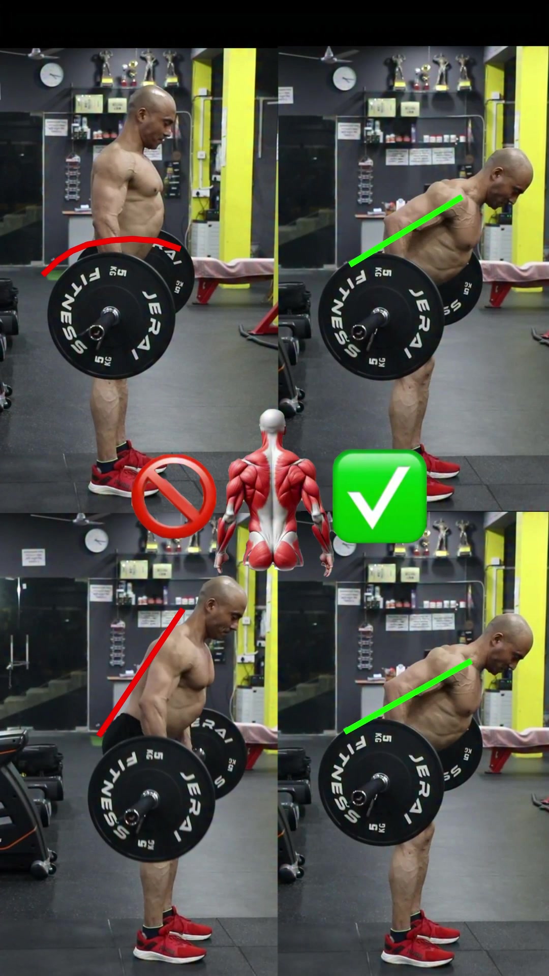 Barbell Bent-Over Row: Master the Technique** 🔹 **Common Mistakes ...