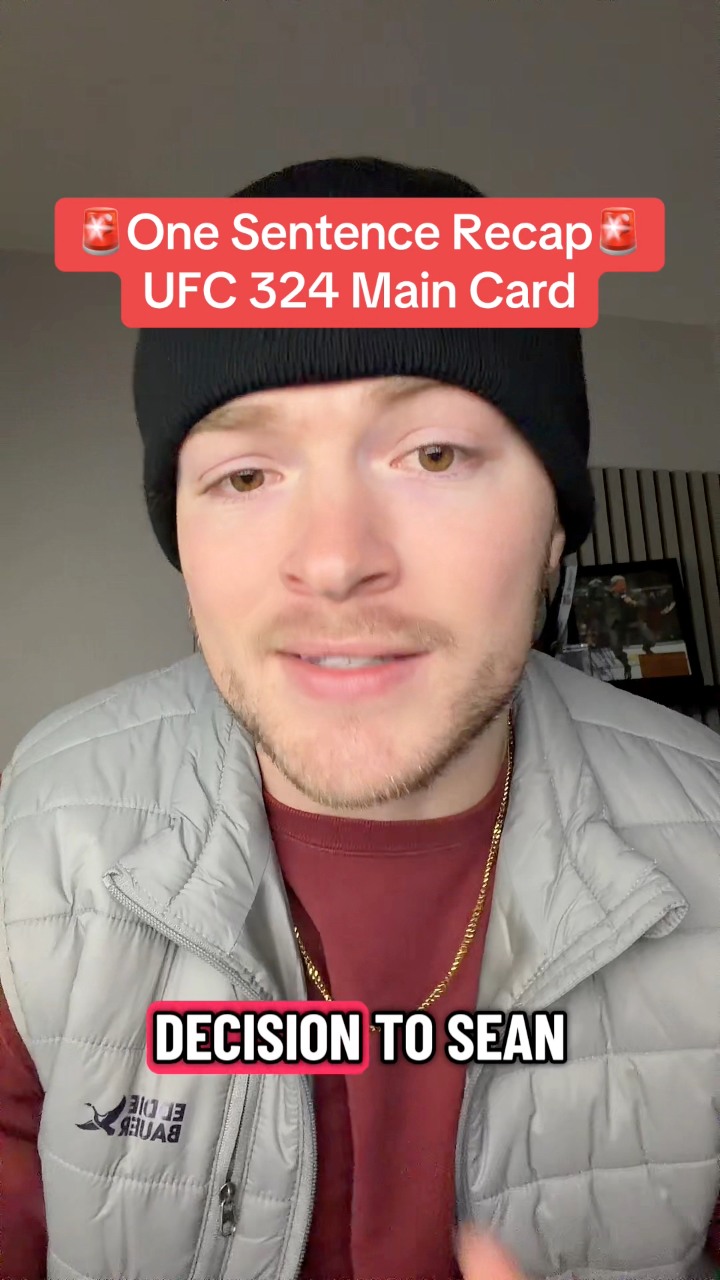 Solid main card overall🙌 #ufc #mma #ufc324 | hayjivepicks | Facebook
