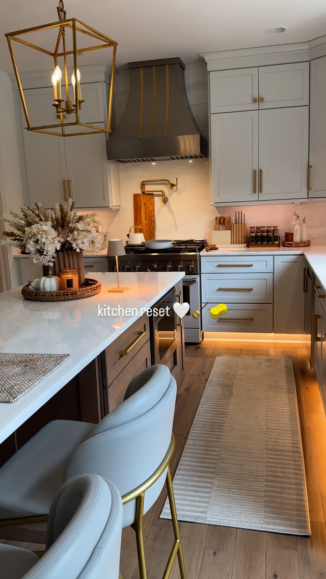 Weekend kitchen reset. It is always so satisfying having a clean space ...