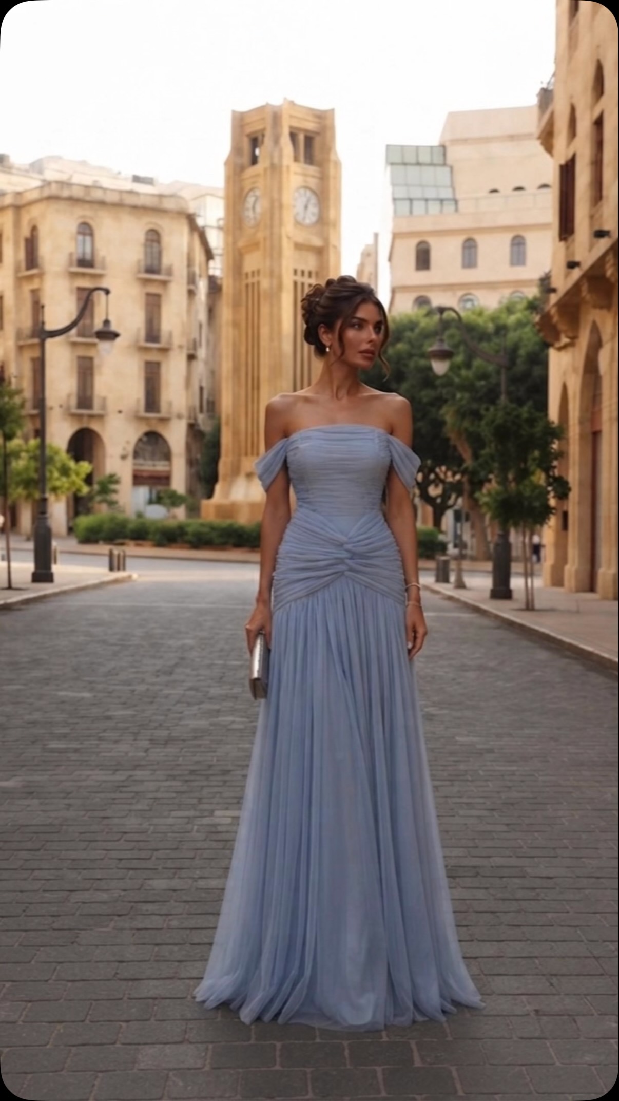 “Wearing a dream in shades of blue.” | Unofficial: Icon tripoli