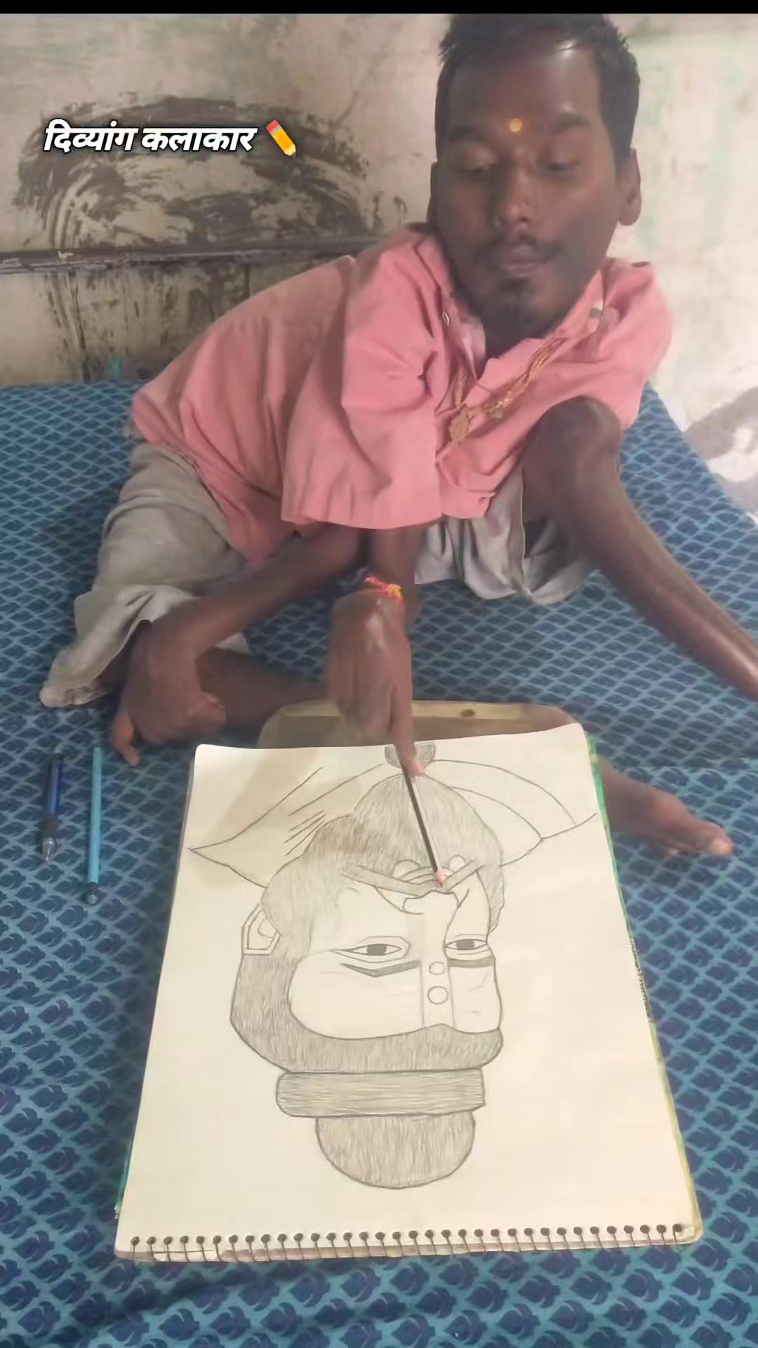 Premanand ji Maharaj drawing ️ #artist #reels #drawing # ...