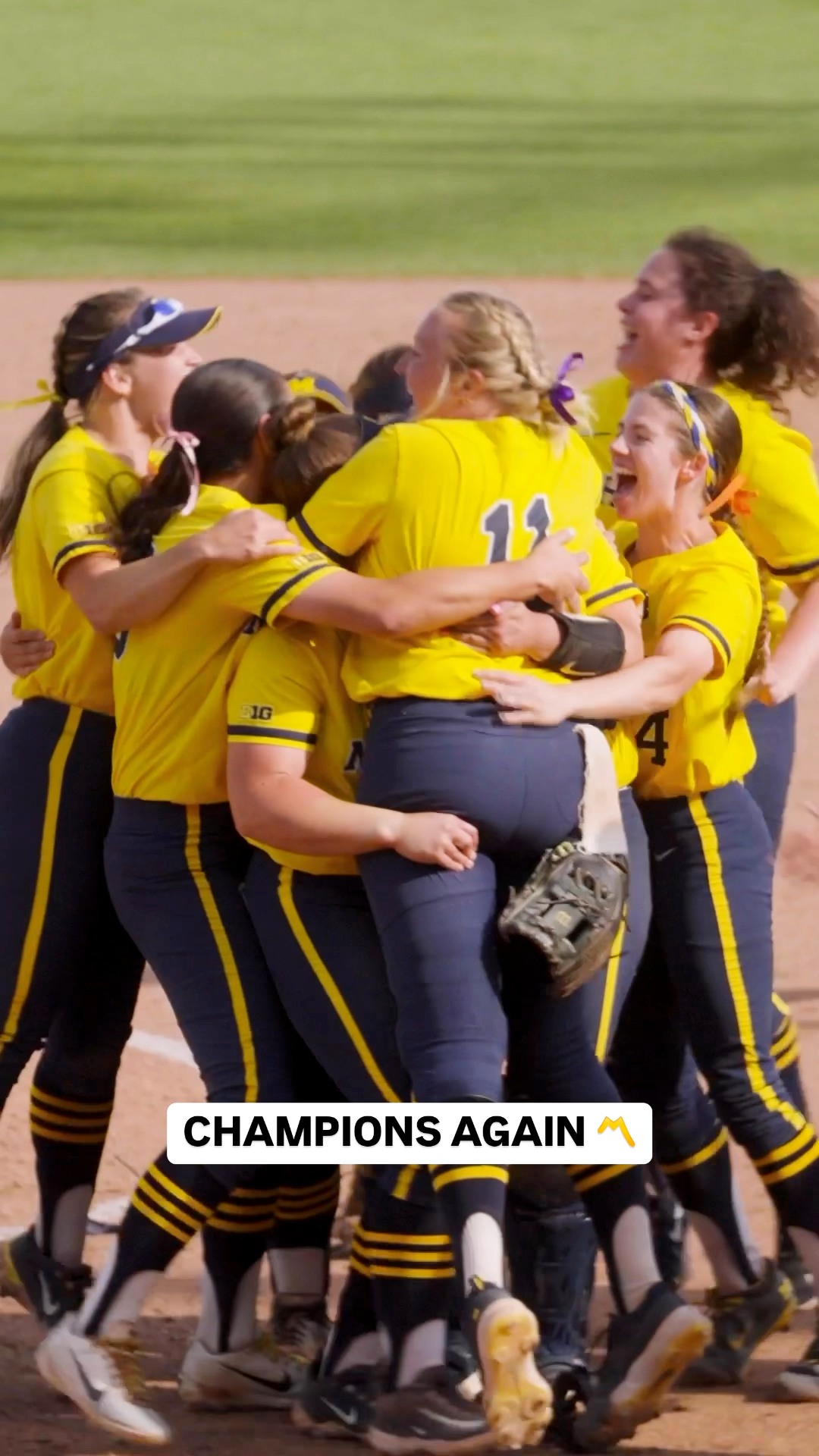 The moment it became real for Michigan Softball〽️#B1GSoftball | Big Ten ...