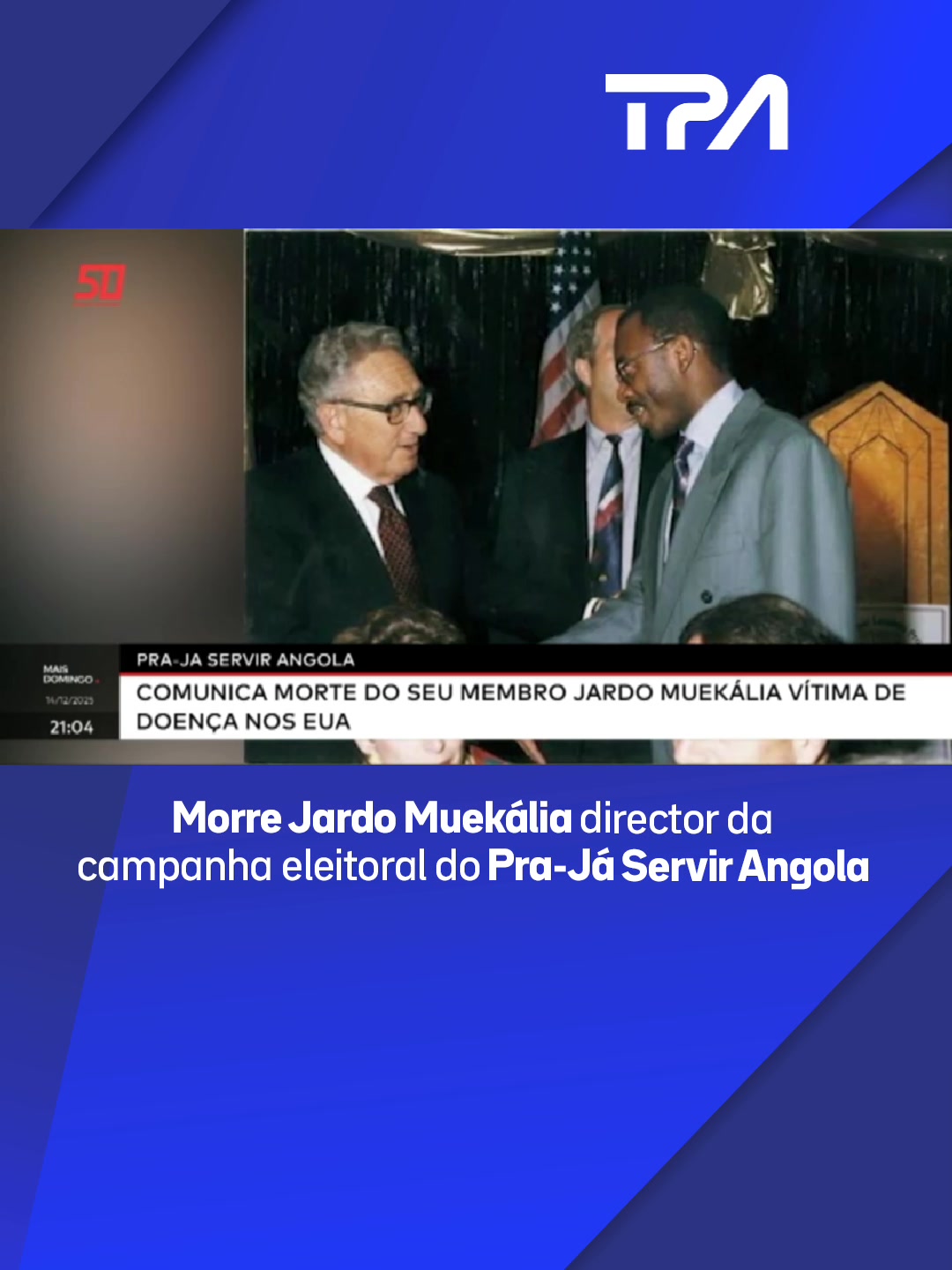 Morre Jardo Muekália director da campanha eleitoral do Pra-Já Servir ...