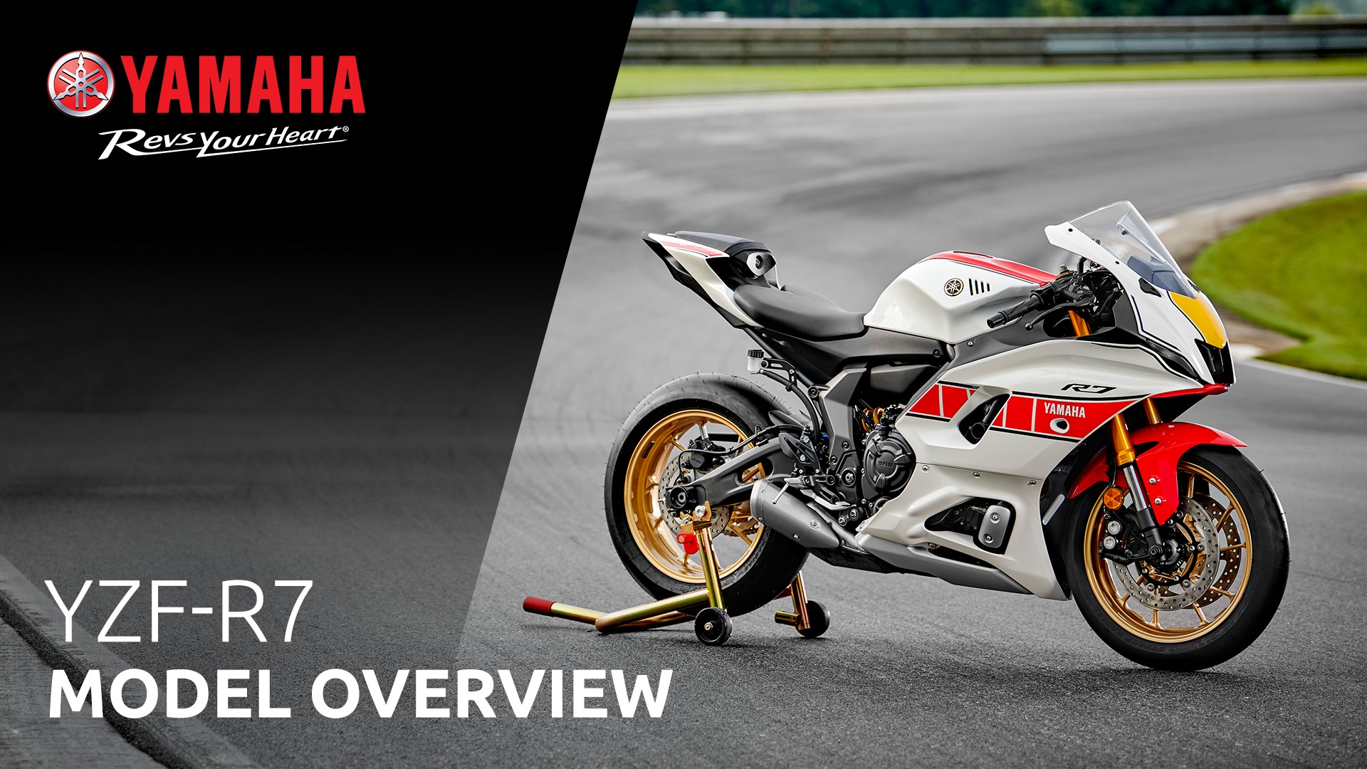 The all-new 2022 YZF-R7 bridges the gap between the entry-level YZF-R3 ...