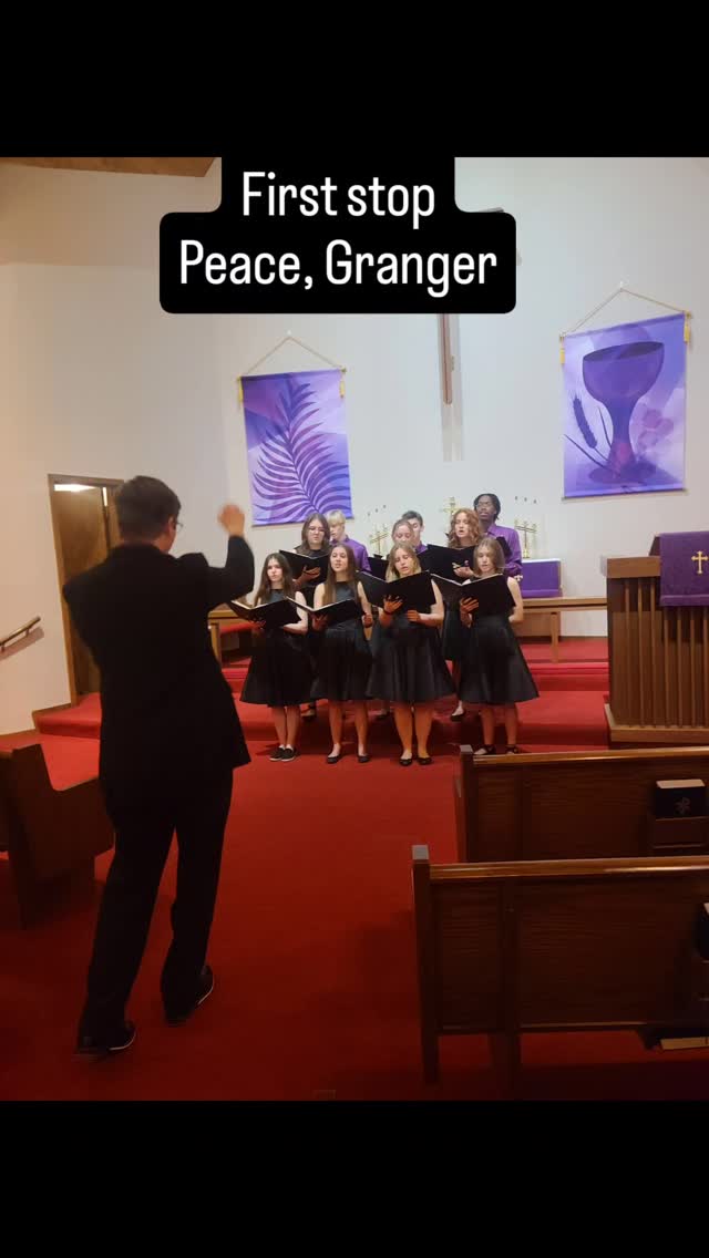 Our first stop of the tour is Peace Lutheran in Granger! | Michigan ...