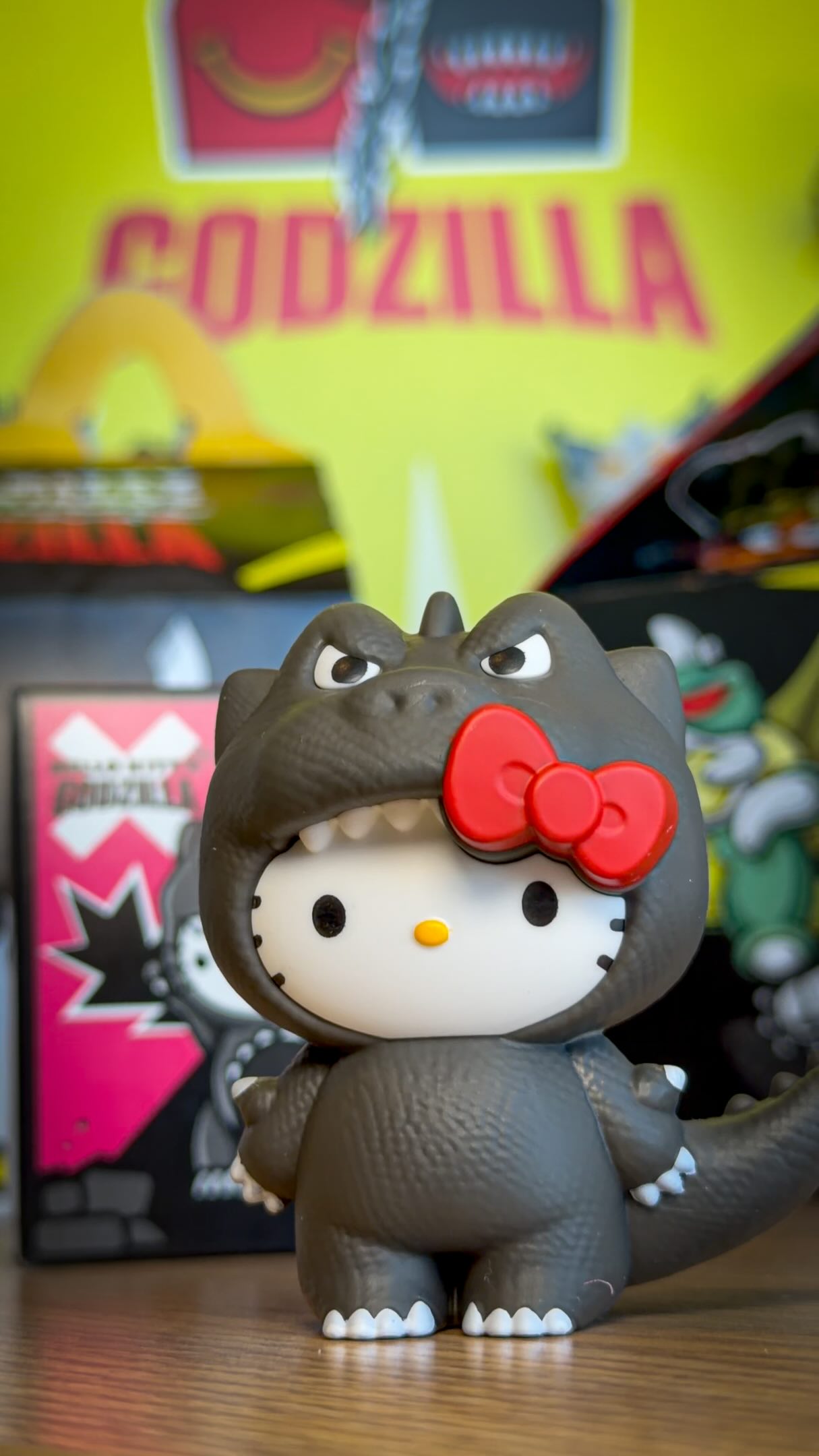 🚨 HELLO KITTY x GODZILLA IS HERE. 🎀🦖🔥 The NEW Hello Kitty and