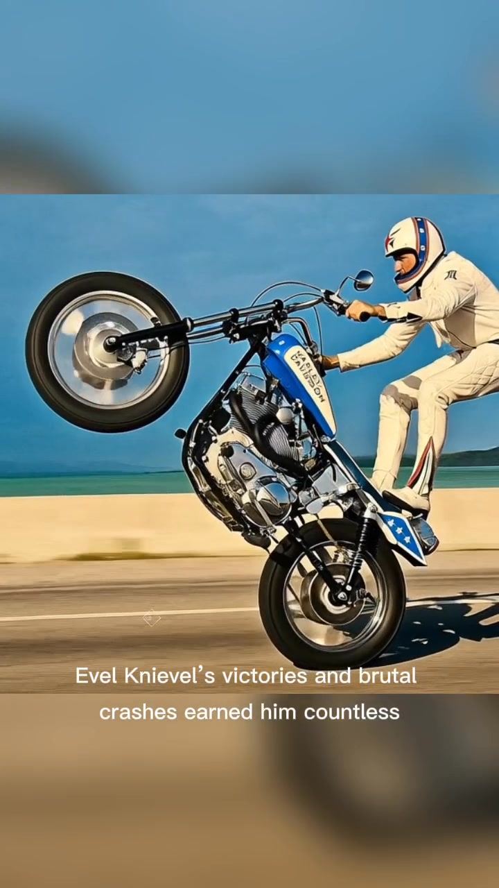 Evel Knievel’s victories and brutal crashes earned him countless ...