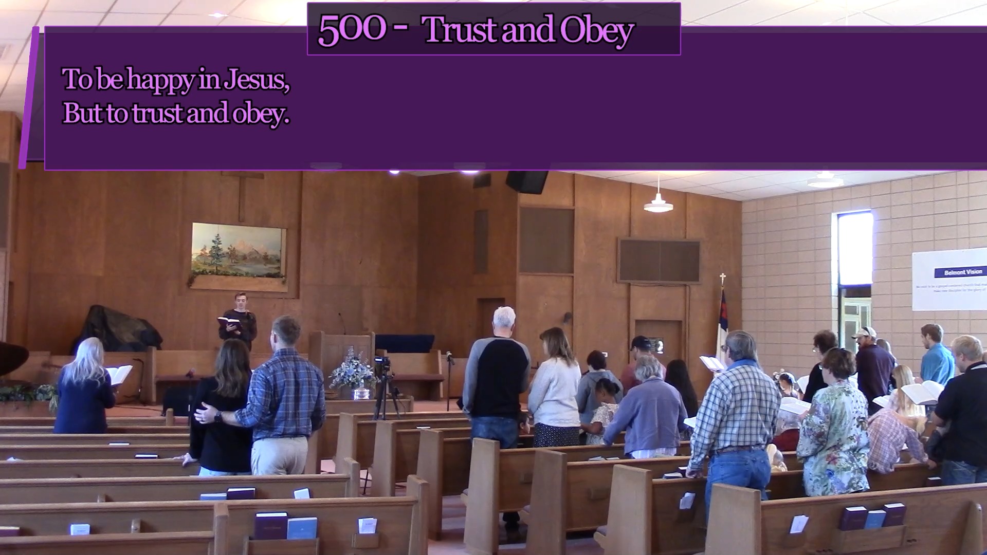 Belmont Baptist Church 2117 Palm Street Service: 9:30 a.m. Sunday