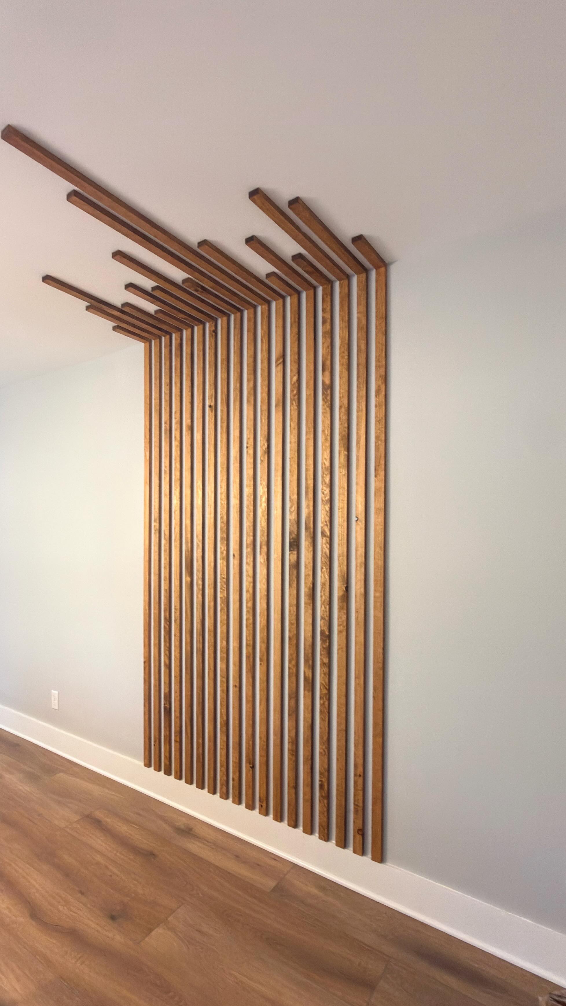 Adding an Accent Wall to a Stairway Landing = 🔥 # ...