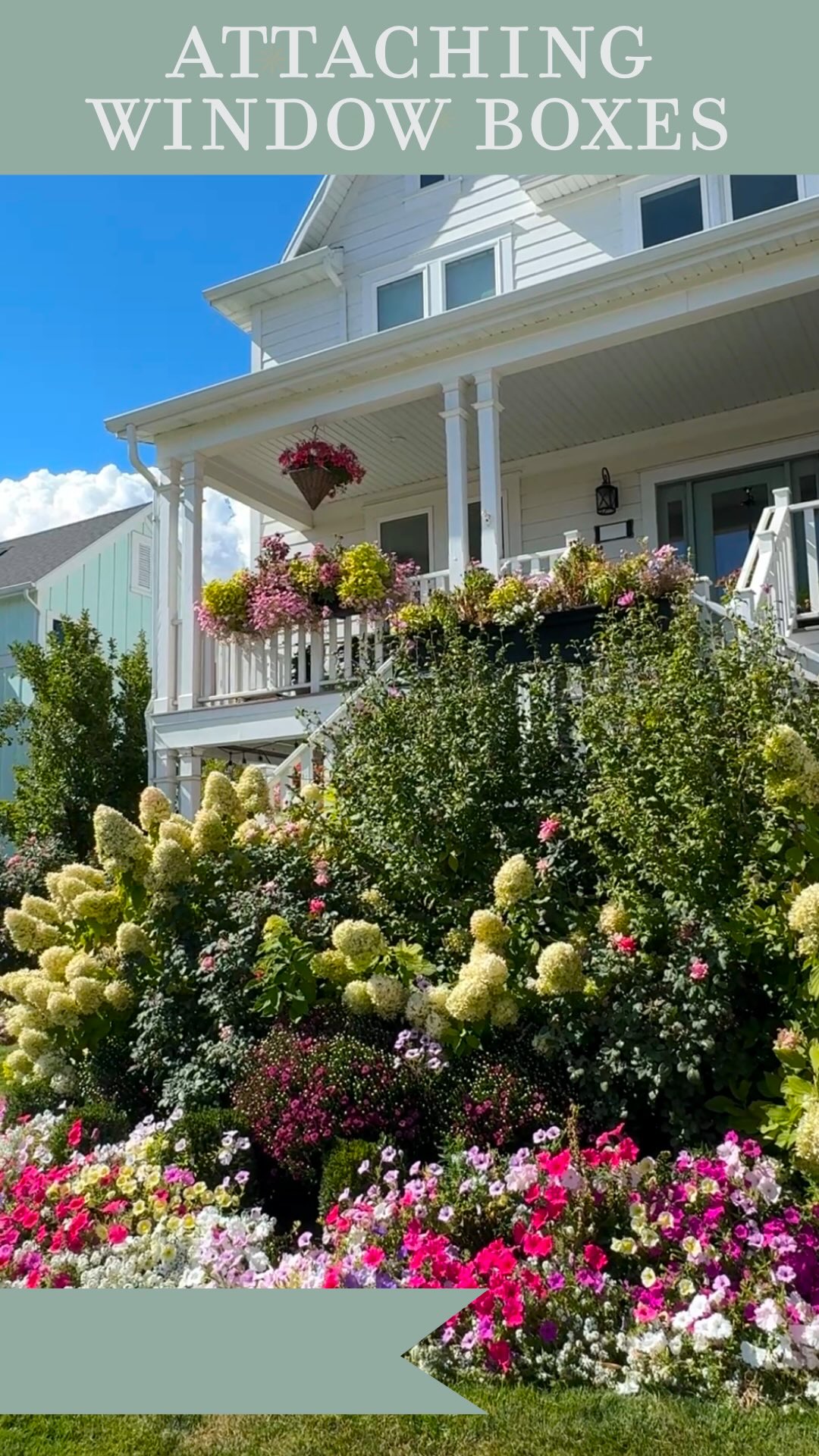 How to attach a window box to a porch railing? I use these special ...