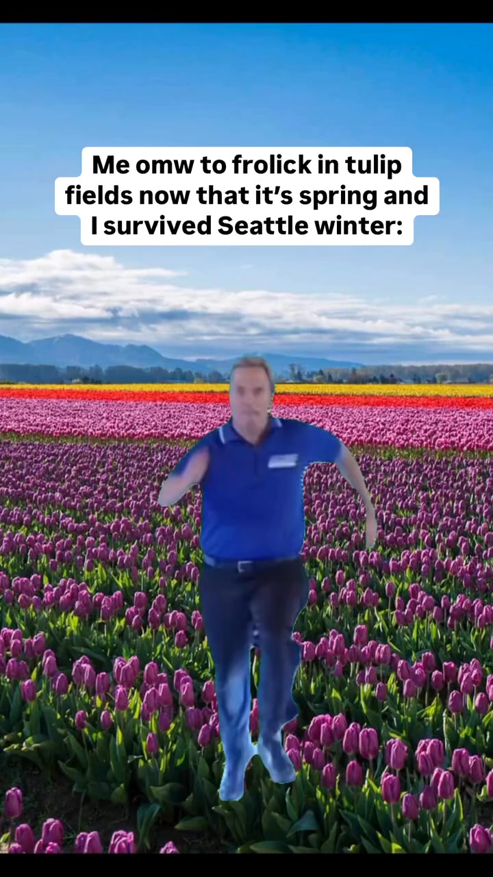 Happy first day of spring Seattle! We made it 🥹🌷 info on when to see ...