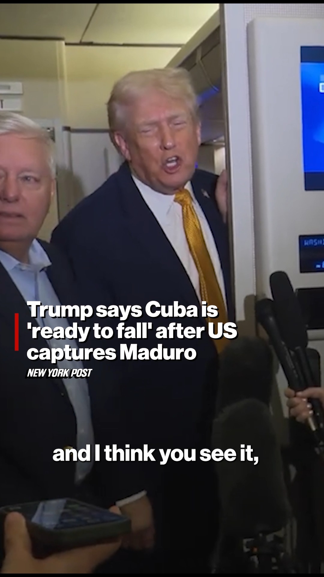 President Trump said Cuba is “ready to fall” after US forces captured ...