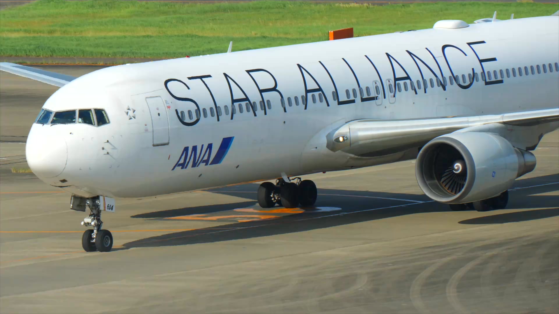 Up-close with an ANA Boeing 767 wearing the Star Alliance livery 🎥