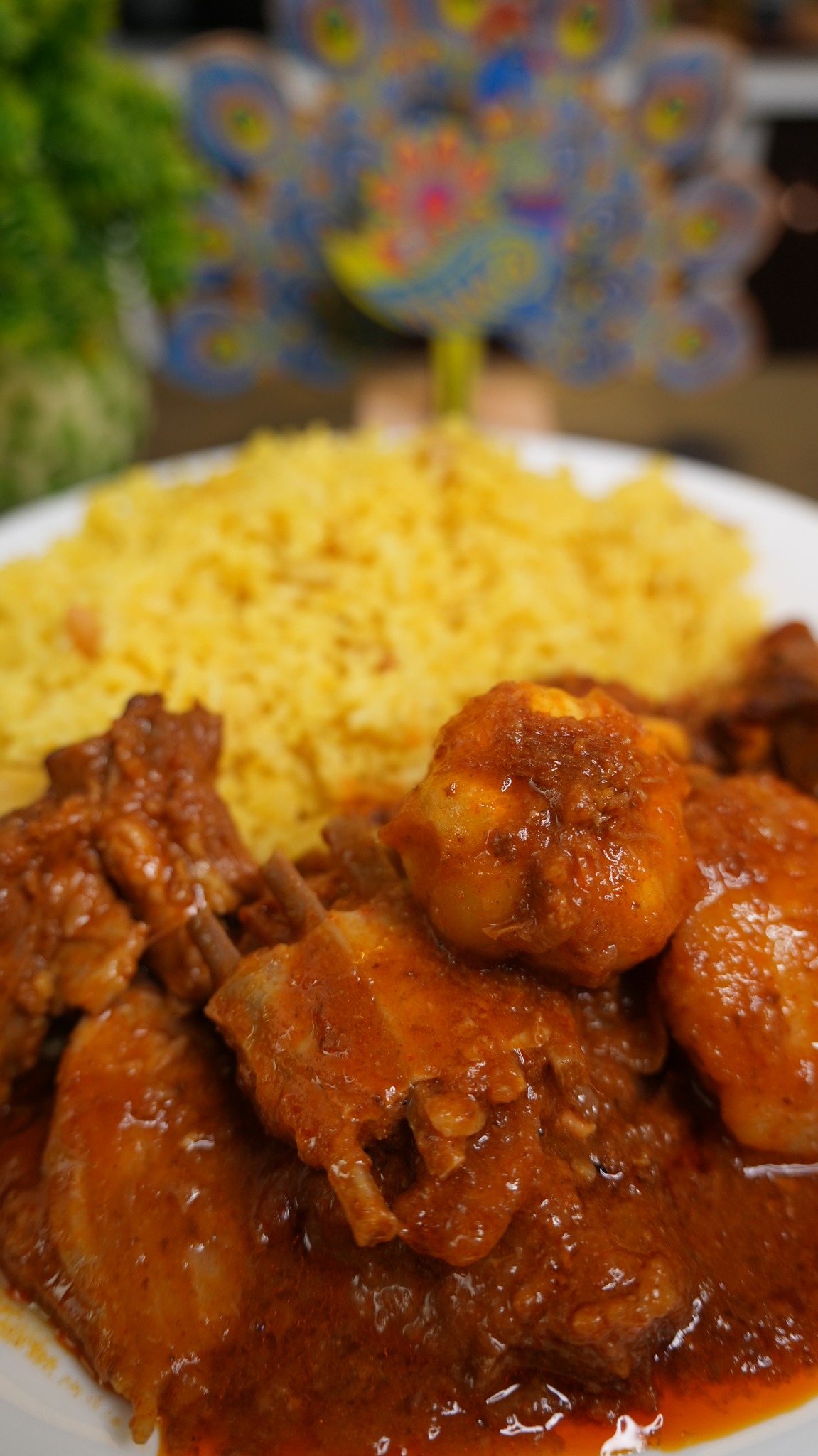 Mutton Kasha With Basanti Pulao - Mutton 500 gm - Salt 1 Tsp - Turmeric ...