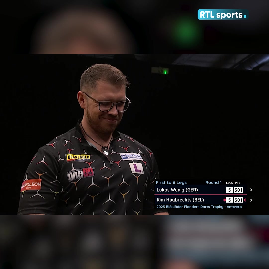 Le Belge Kim Huybrechts se qualifie pour la suite du Flanders Darts ...
