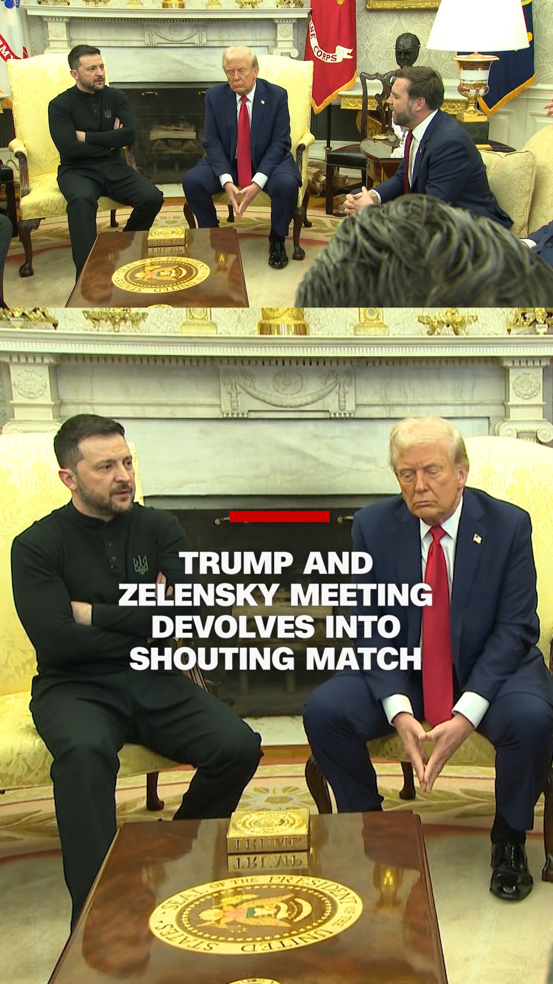 President Donald Trump's Oval Office meeting with Ukraine's President ...
