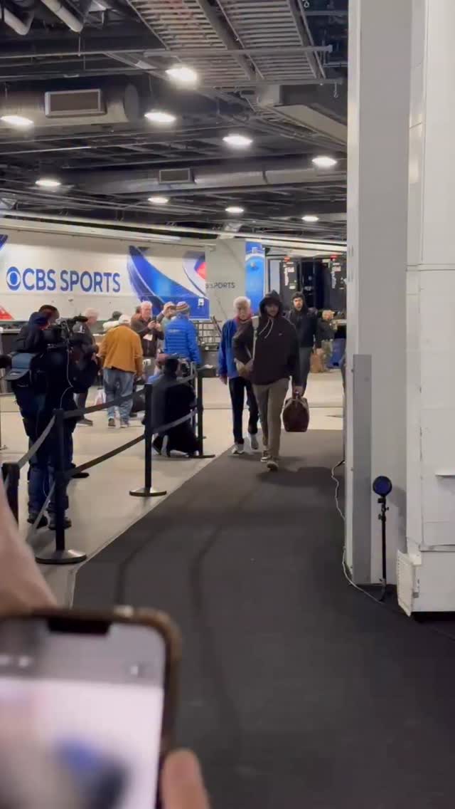 Josh Allen arriving at Mile High | WHEC TV | Facebook