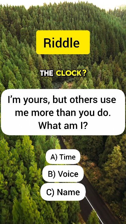 I'm your but other use me more than you. What am I? #Riddle #Puzzle ...