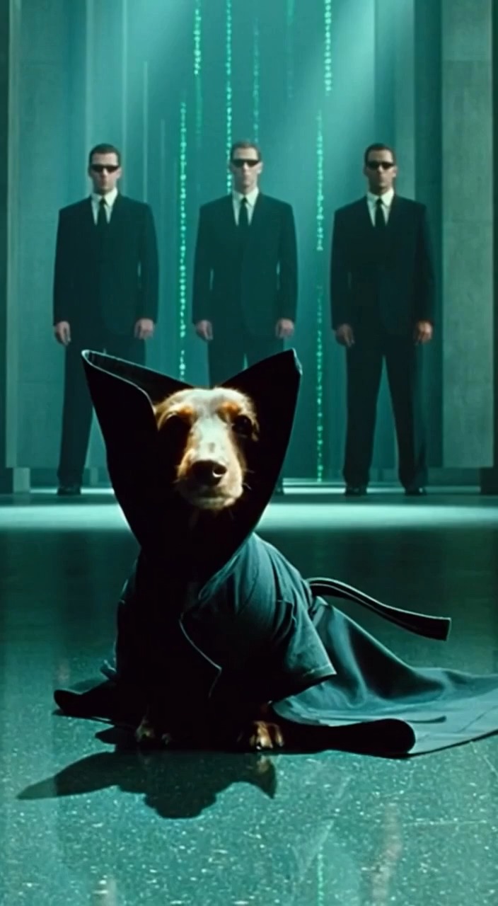 When your dachshund takes the red pill and realizes she's been living ...