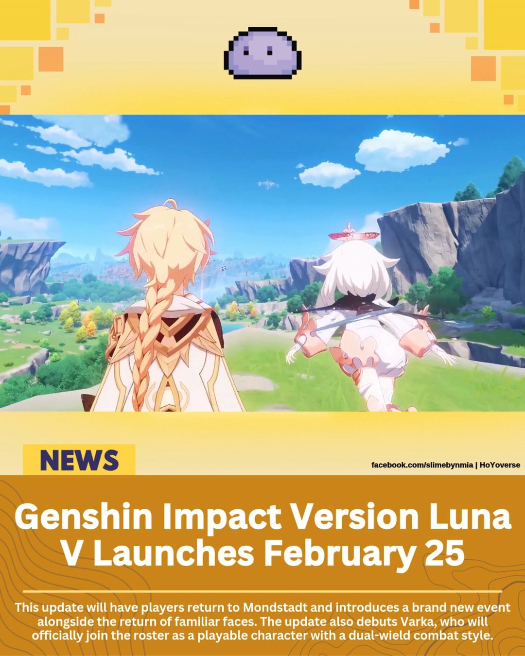 Genshin Impact Version Luna V launches February 25, with Varka as