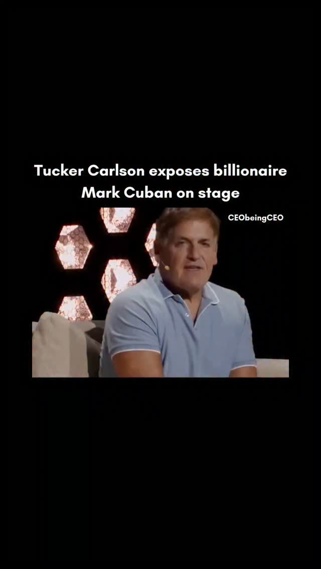 Tucker flips the script on Mark Cuban, calling out the gap between ...