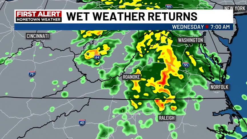 We're giving you the First Alert about more rain heading our way. We'll ...