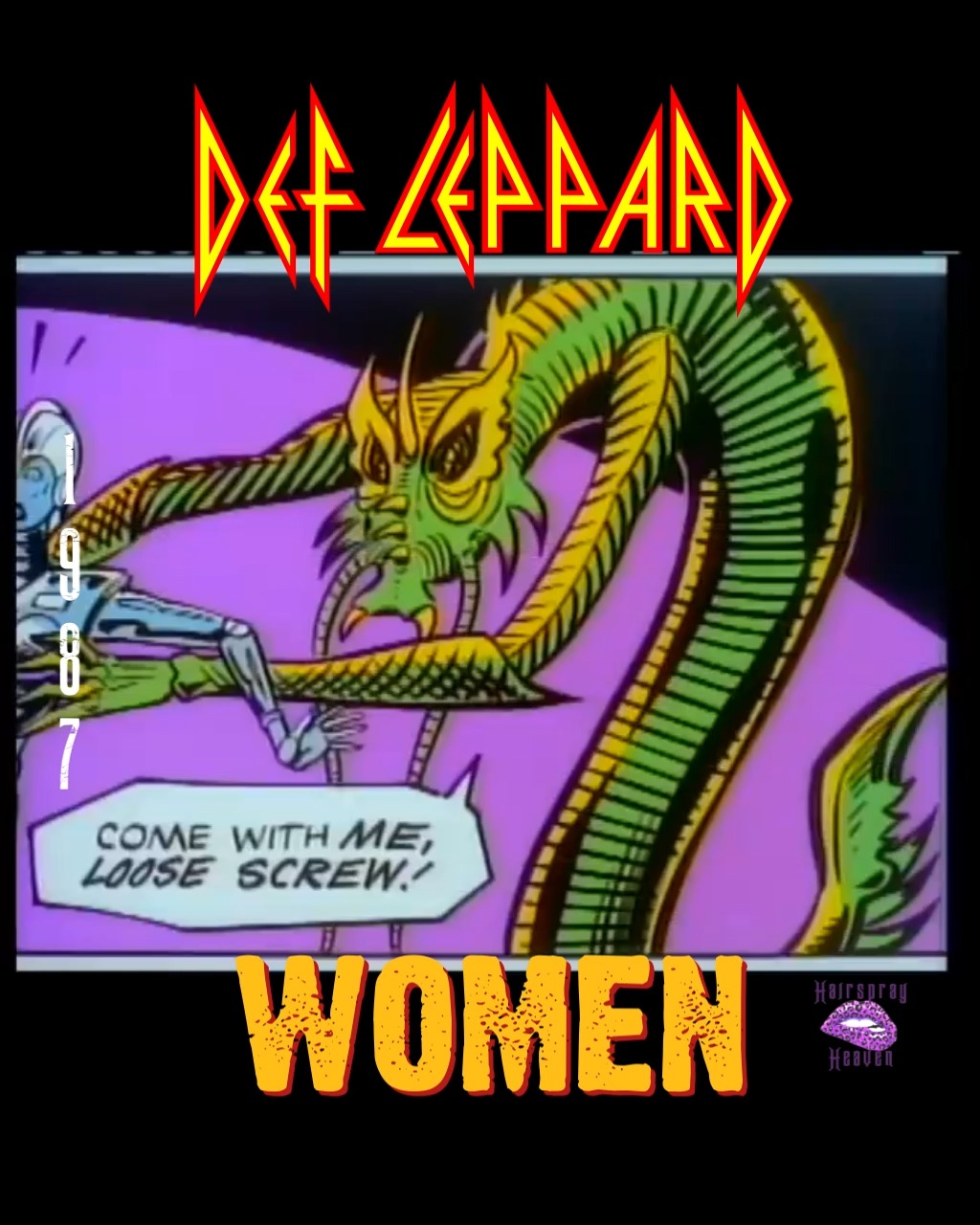Def Leppard - Women. Released as a single August 11th.1987
