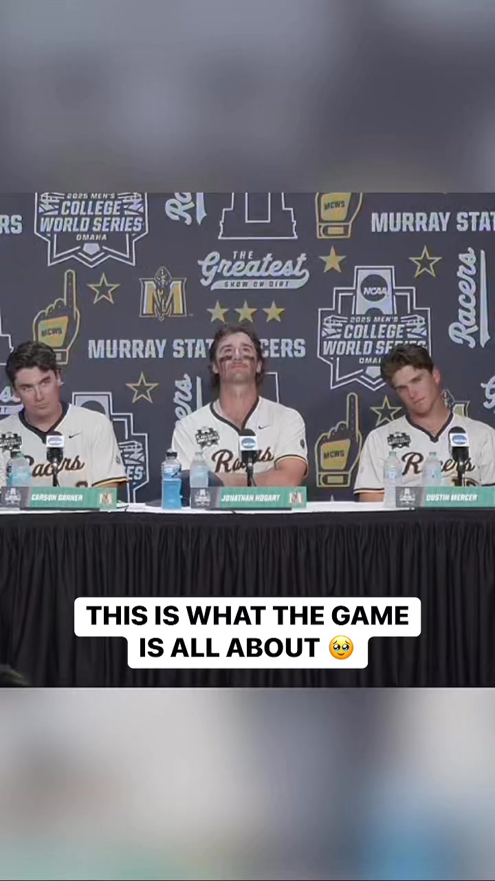 Murray State players Carson Garner, Jonathan Hogart and Dustin Mercer ...
