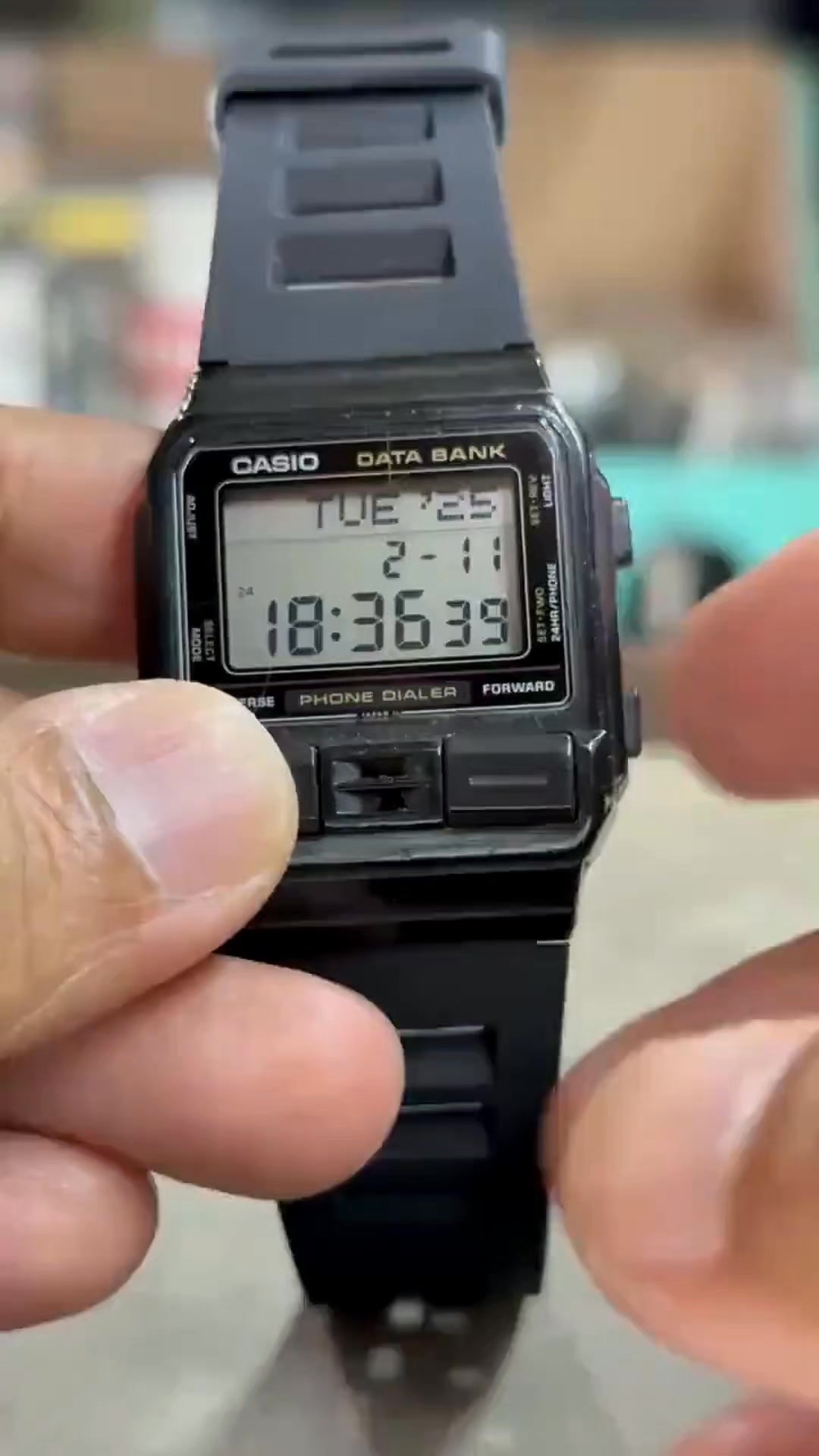 Casio Data Bank DBA-80 vintage 1980s 😍⌚️ #relojes #casio