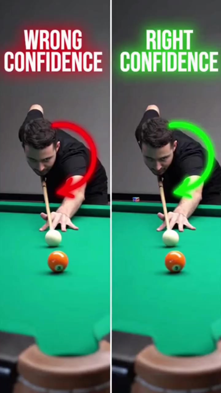 Wrong Confidence vs Right Confidence #8ballpool #billiards #skills # ...