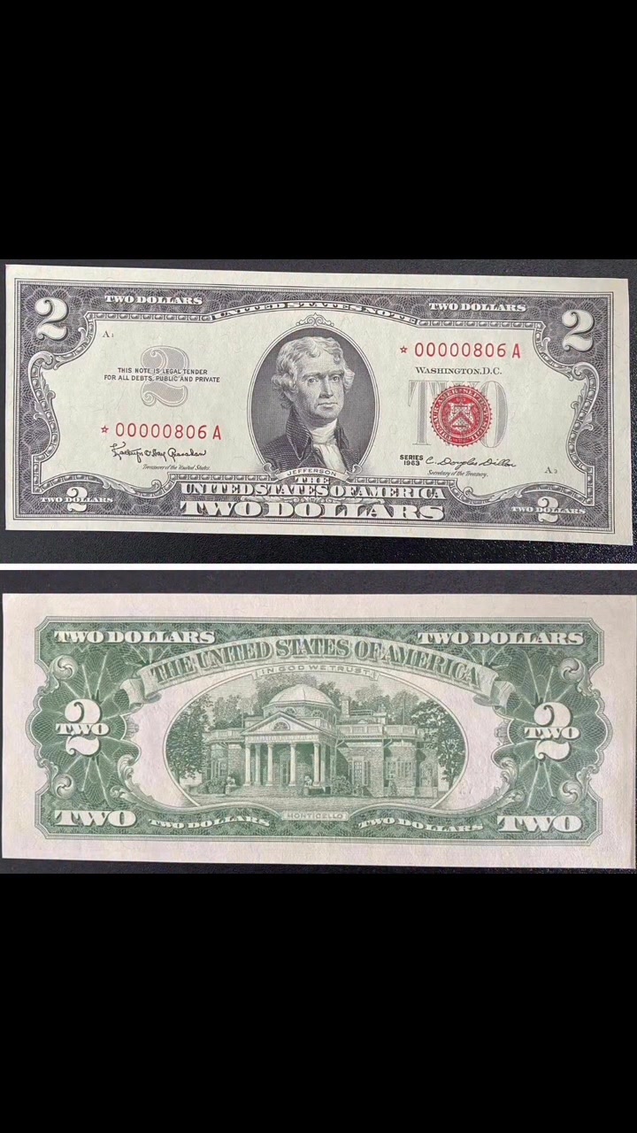 estos son los billetes de 2 dólares que estan baliendo 25 mil dólares ...