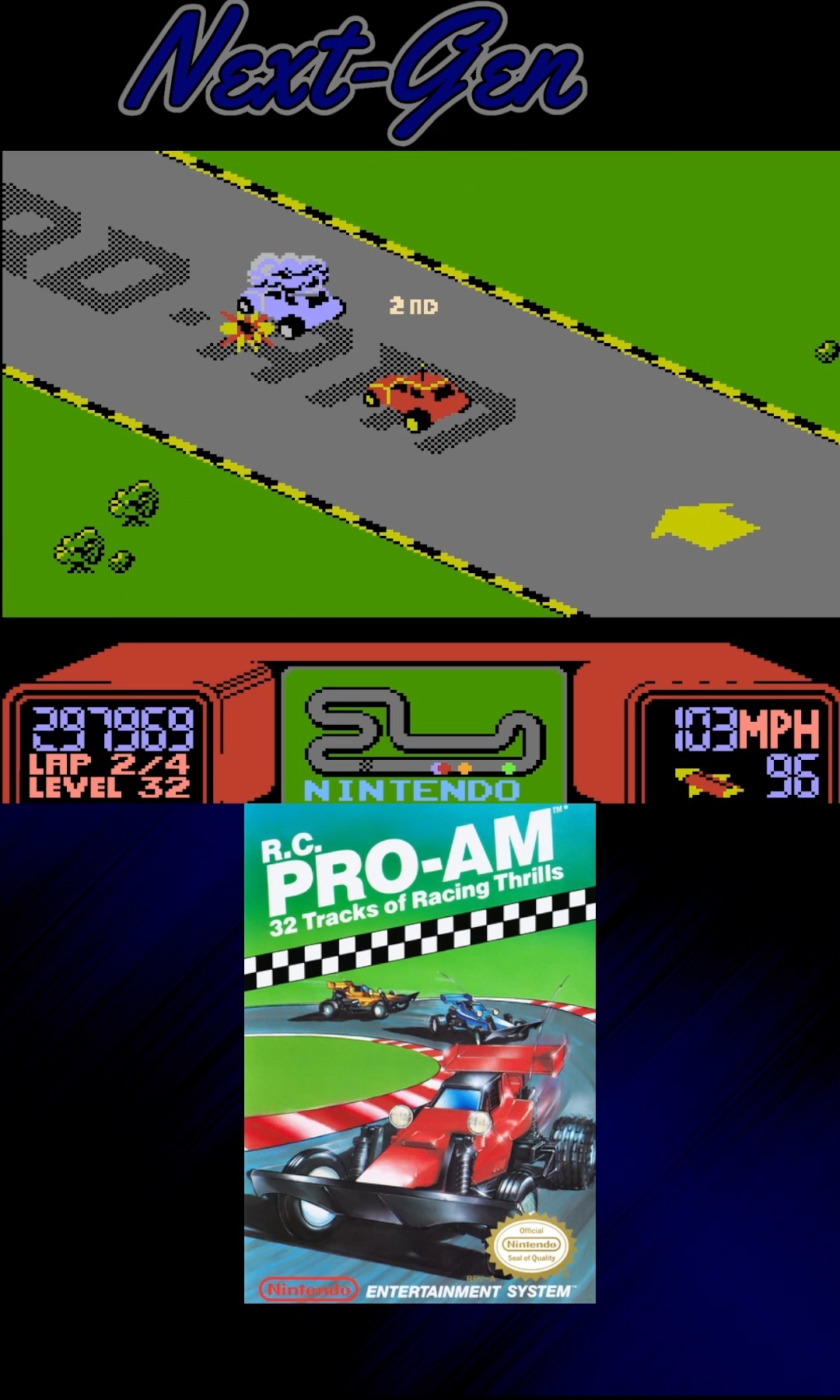 カール R.C. Pro-Am | NES | 1988 (Level 31-32) #videogames #gaming