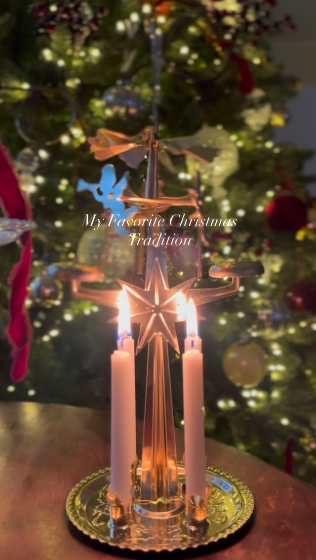 Did your family display Angel Chimes for Christmas? This was my