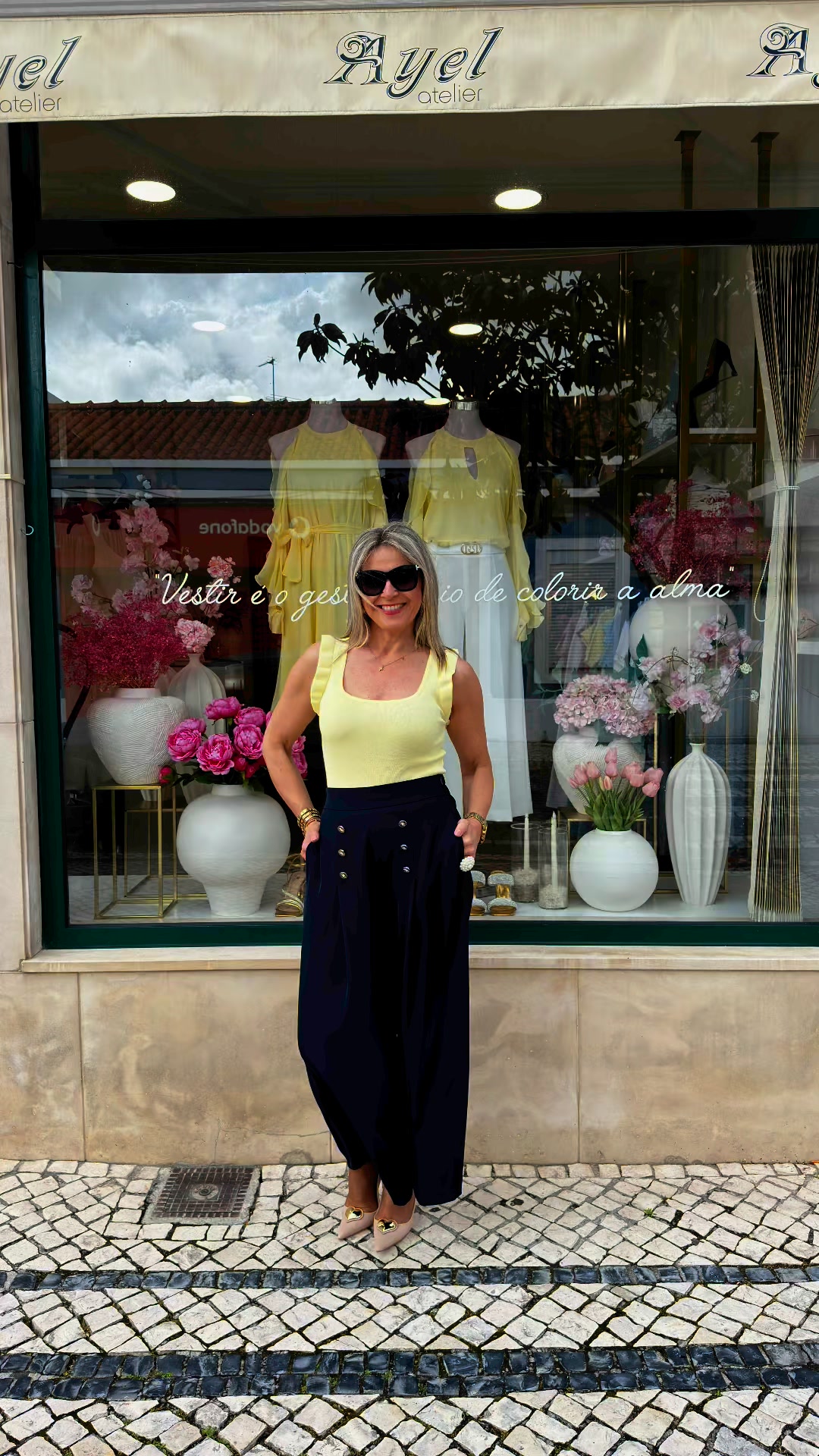 O look de hoje 💛 | Ayel atelier | Facebook