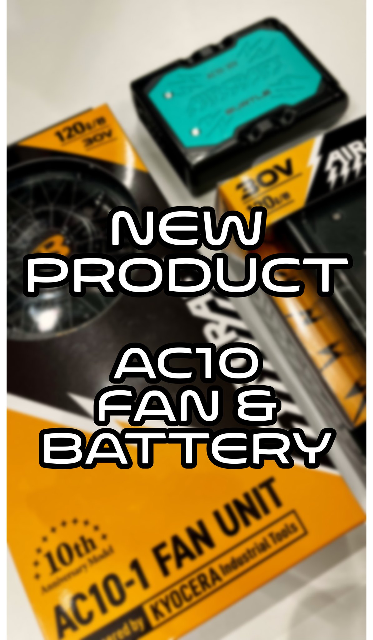 NEW PRODUCT ALERT!! Power through the heat with the all new AC10