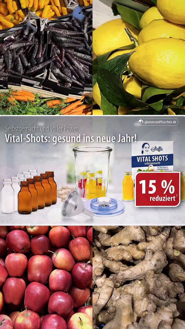Energiekick günstiger! Wir haben alles rundum Vitalshots um 15 Prozent reduziert! 🍎🫚🌶️🥦, Und so geht’s: Eine intensive Kombination aus Saft, Würze, Schärfe, Säure und eventuell Bitterstoffen