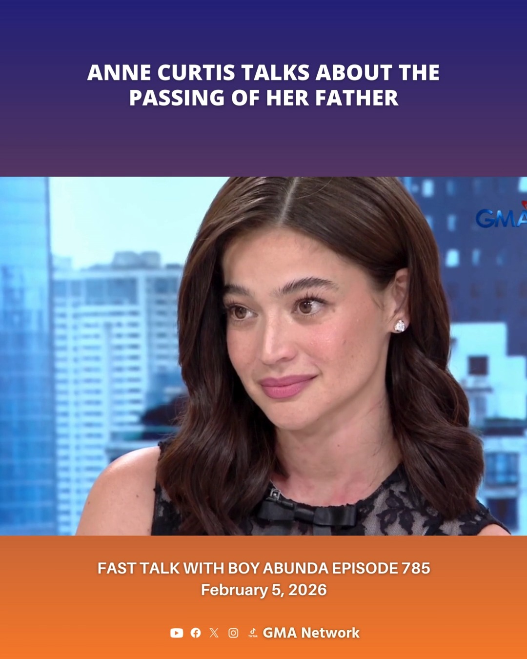 #FastTalkWithBoyAbunda #Highlights: Anne Curtis shares about her grief ...