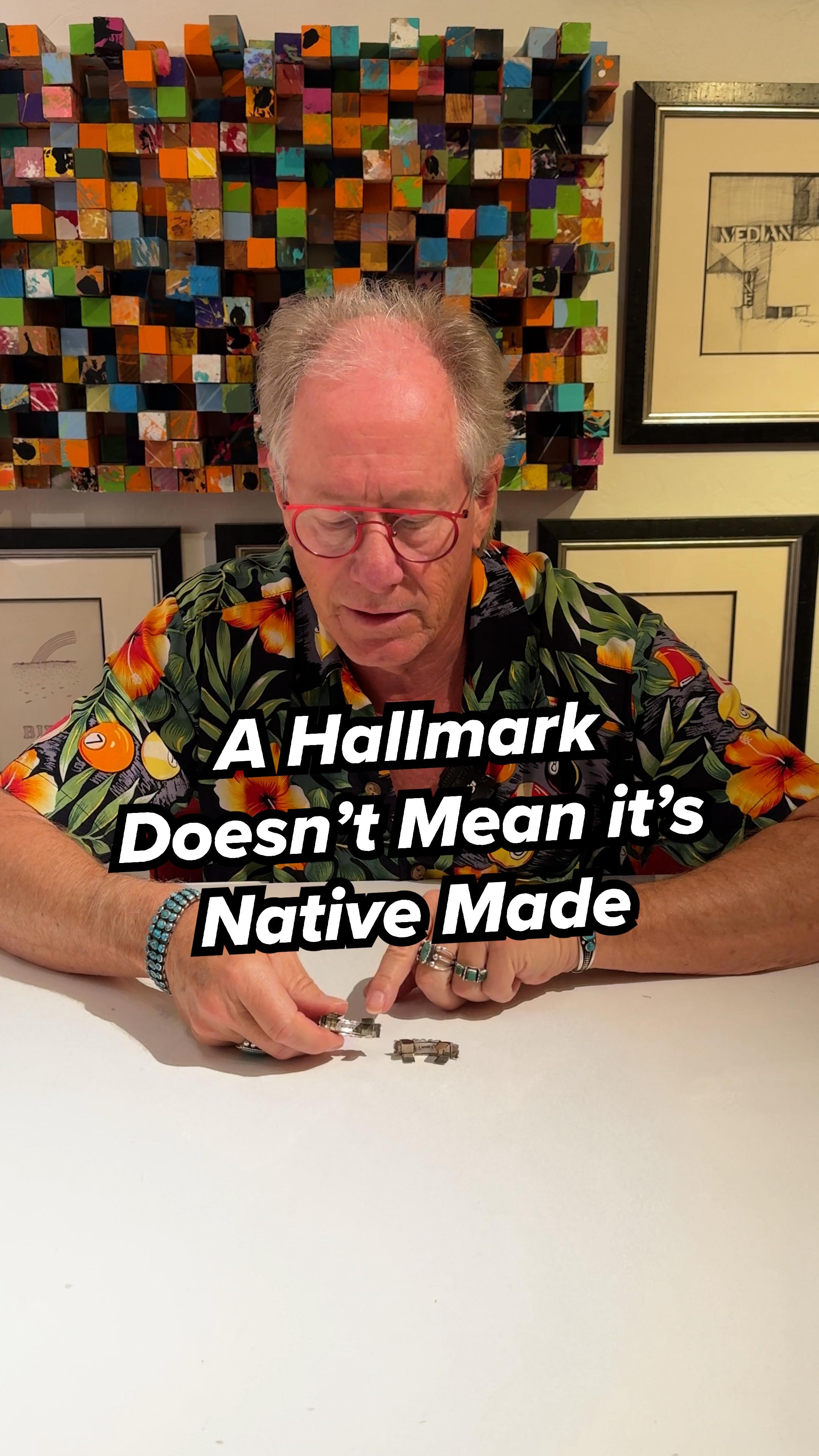 A maker's mark on a southwest-style piece of silver doesn't always