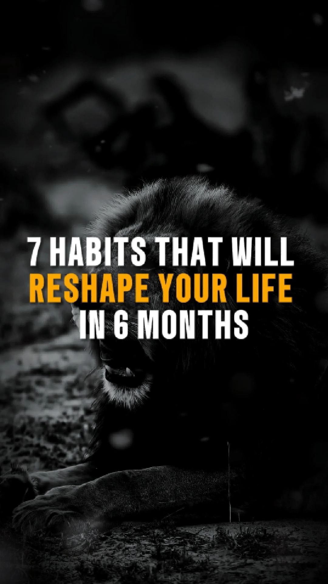 7 Habits That Will Reshape Your Life in 6 Months #reel2025 #inspiration ...