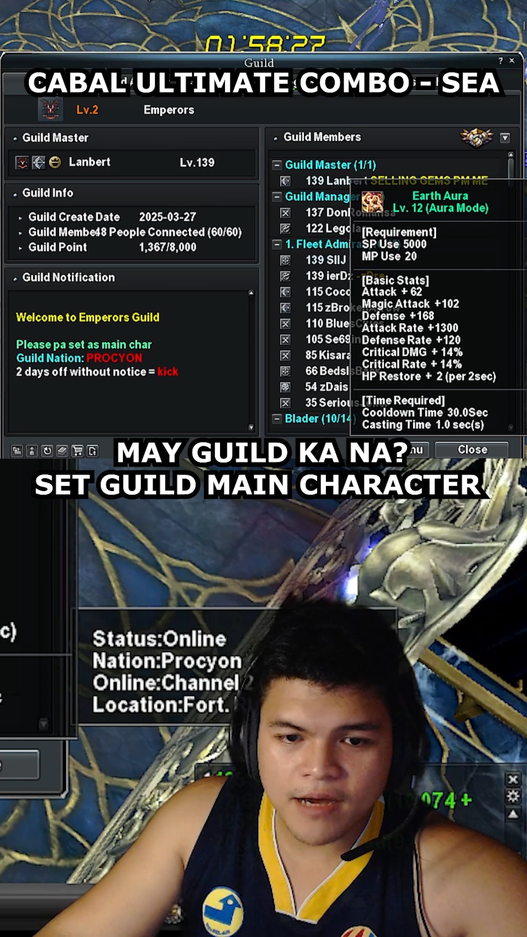 May guild ka na sa Cabal PC? Eto guild main character tutorial. The ...