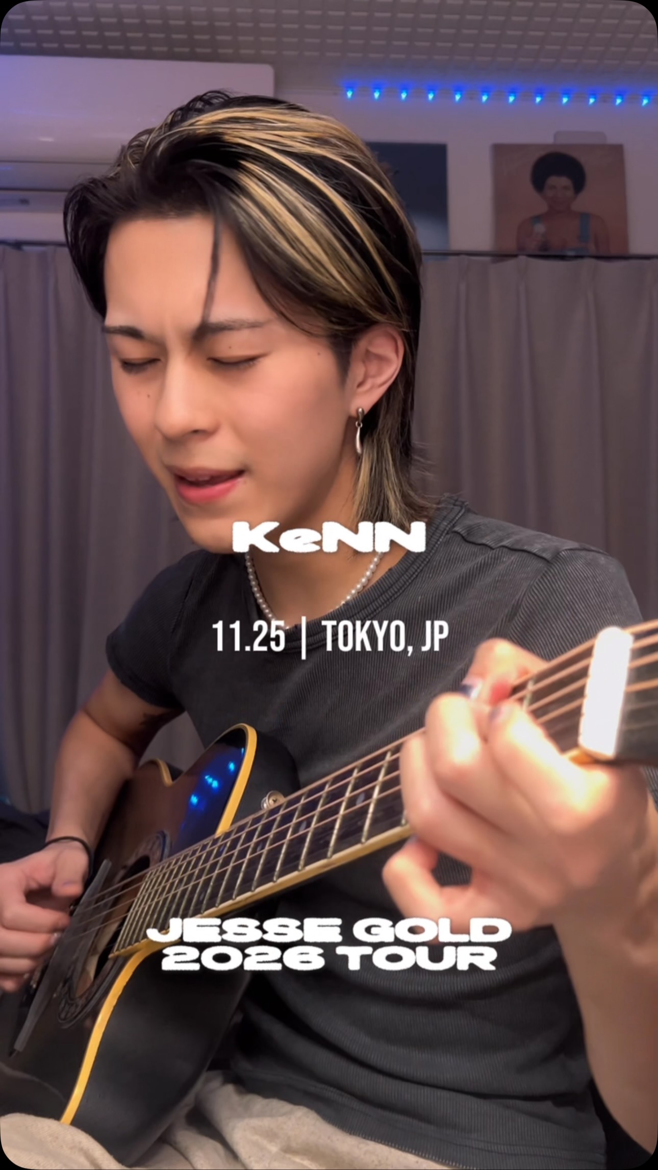 Wowwww. @kennmusic_20 will be opening up the Tokyo show 🇯🇵 WHO'S