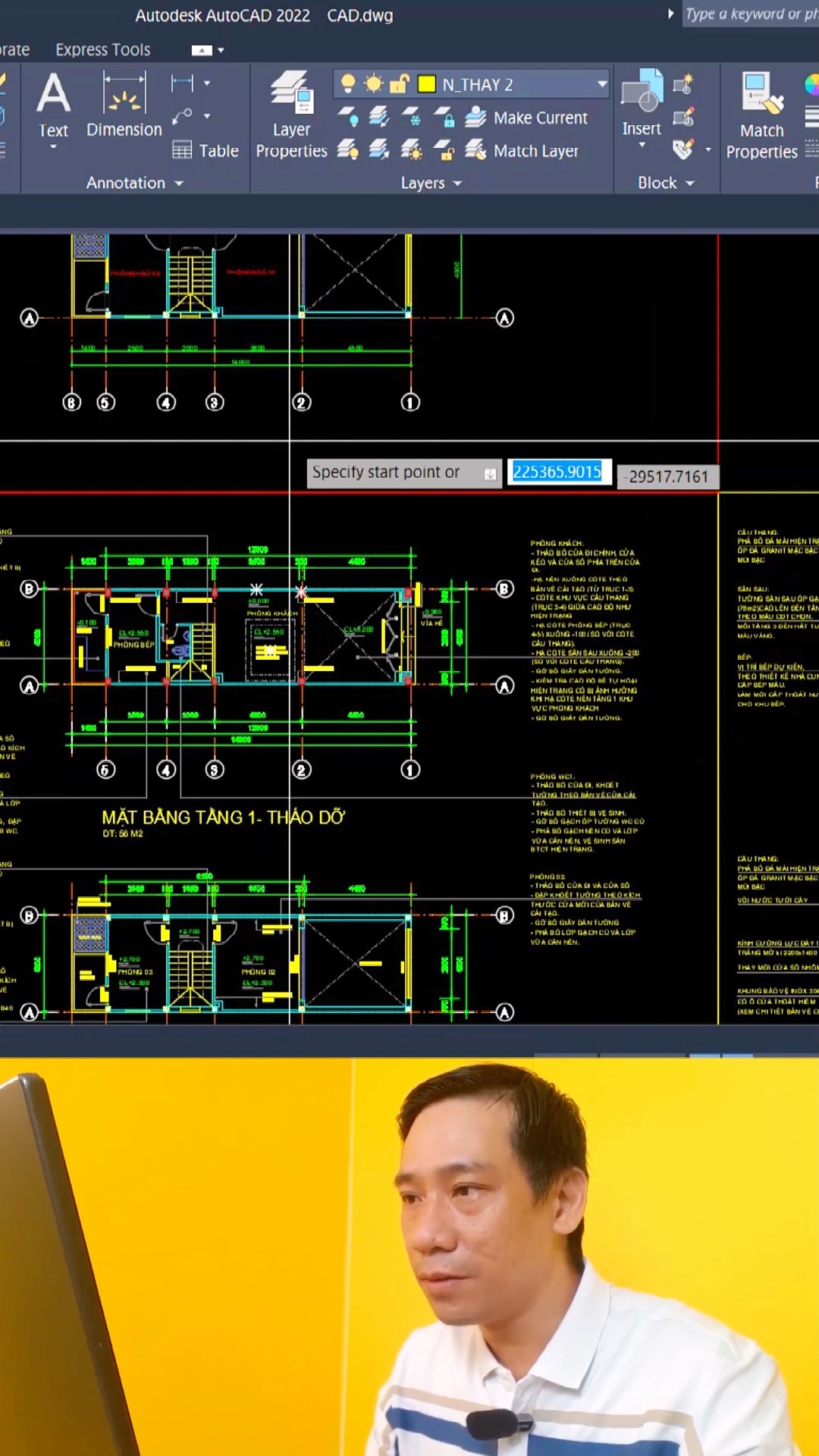 Bài 9 : Autocad Lệnh Mline - 2 đường thẳng song song #architecture # ...